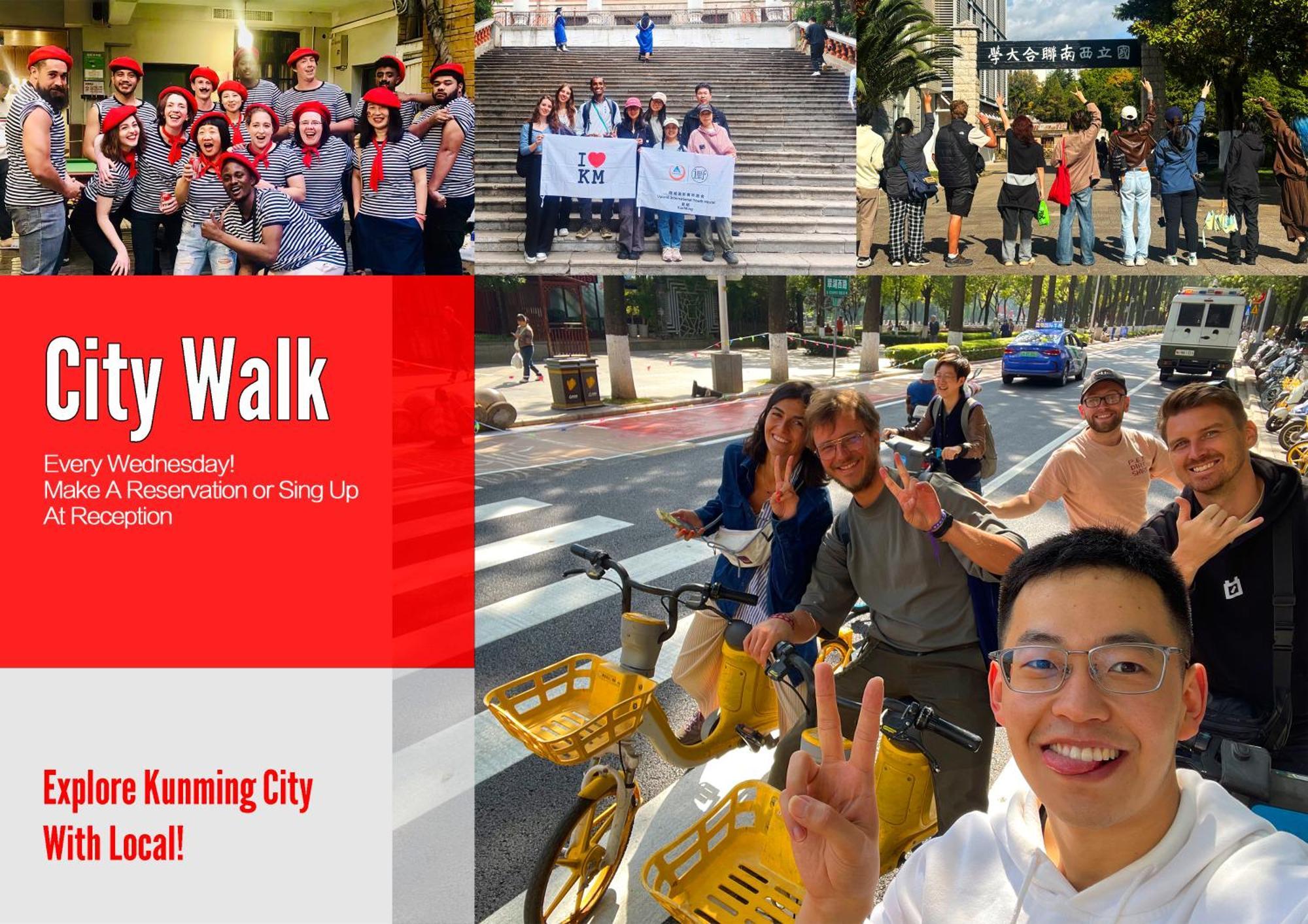 The Cloudland International Youth Hostel Close To The City Center,10 Min Walks To The Subway, Close To The Night Market, Old Street, Green Lake, English-Speaking Service, Free Activity Convenient Payment And Visa Cards Are Accepted Kunming Dış mekan fotoğraf